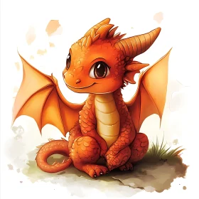 Playful Dragon Character Design Artwork