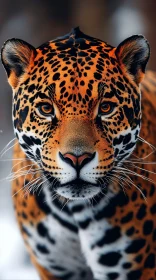 Close View of a Leopard's Striking Patterns