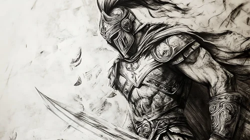 Armored Warrior Sketch