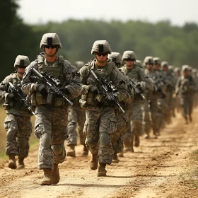 United States Army Soldiers on Patrol