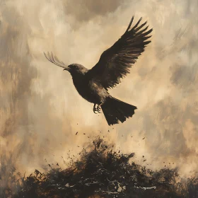Bird Taking Flight