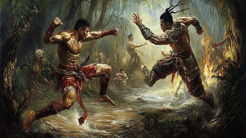 Epic Battle Scene Artwork