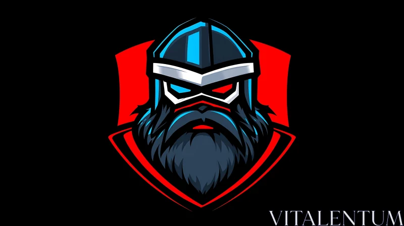 Viking Warrior Logo Design AI Image