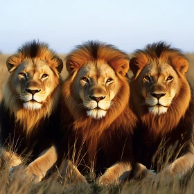 Pride of Lions Portrait