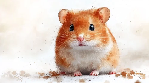 Cute Hamster Illustration