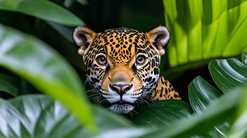 Jaguar in Lush Jungle