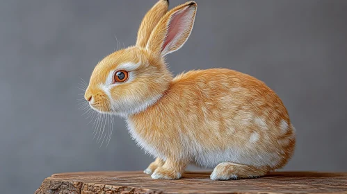 Cute Bunny with Expressive Eyes