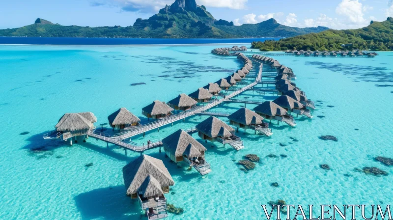 Luxury Resorts in Bora Bora | Exotic Atmosphere | Pop Inspo AI Image