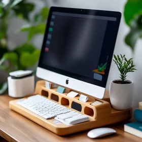 Sleek and Efficient Modern Workspace Setup