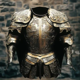 Gleaming Floral Armor - Historical Metal Art