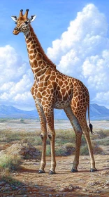 Graceful Giraffe in the Wild