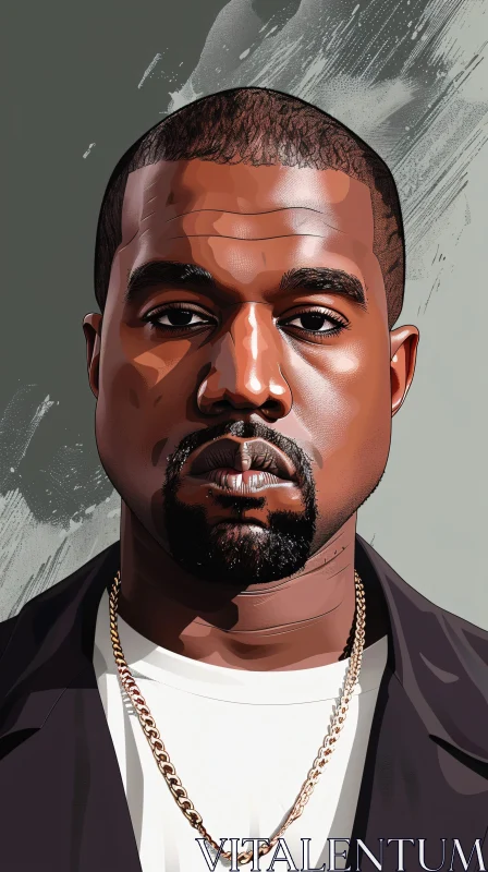 Kanye West Digital Art AI Image