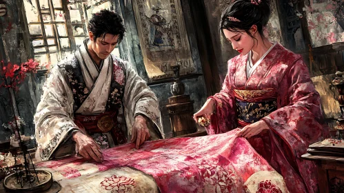 Traditional Kimono Art