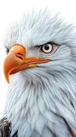 Eagle Closeup Art