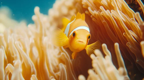 Clownfish in Vibrant Coral Reef