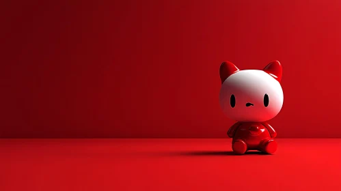 Crimson Toy Still Life