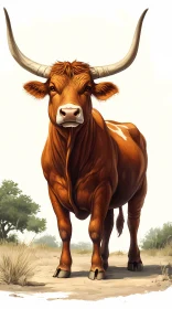 Grand Bull with Strong Presence