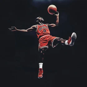 Athlete Mid-Air