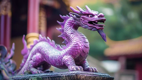 Intricate Dragon Statue