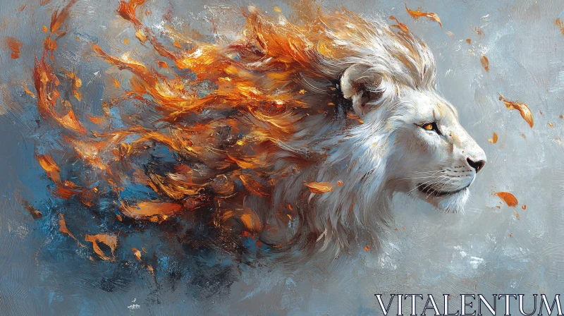 AI ART Regal Lion Art