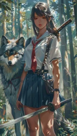 Forest Guardian Anime Art