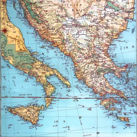 Historical Mediterranean Region Map