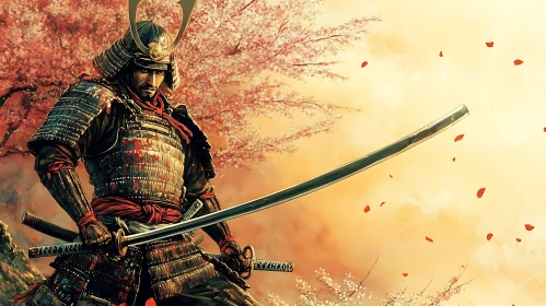 Warrior in Armor with Sword