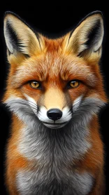 Fox with Intensely Captivating Eyes