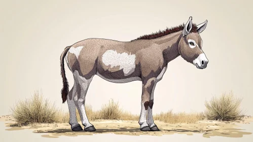 Desert Donkey Art