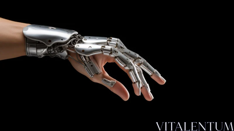 Intricate Robot Hand: Hyper-Realistic Sci-Fi Art AI Image