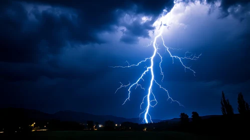 Night Storm: A Bolt of Lightning