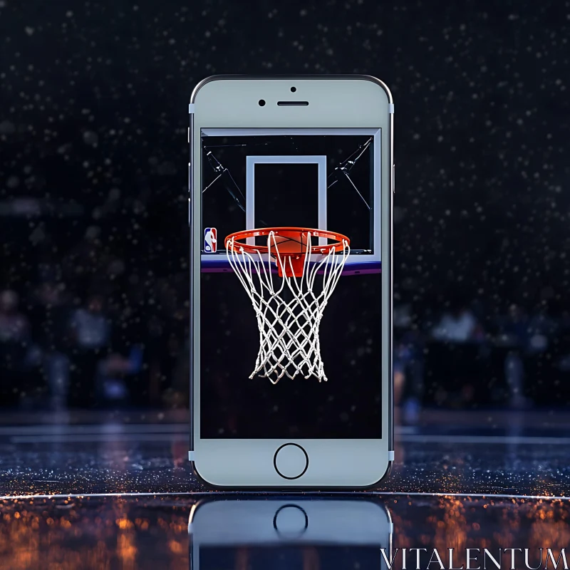 Digital Basketball AI Image