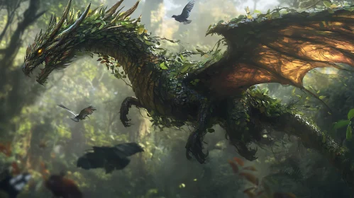 Forest Dragon Soaring