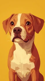 Dog Portrait Illustration