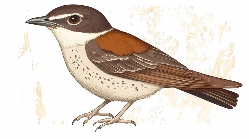 Detailed Bird Illustration