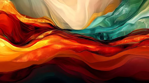 Fluid Color Landscape