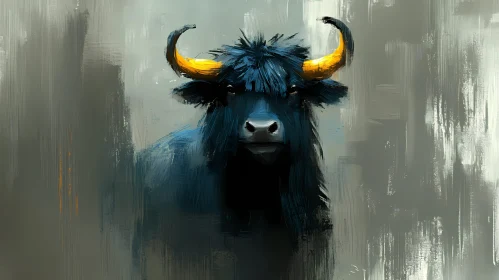 Bold Bull Painting