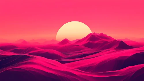 Crimson Peaks at Dusk