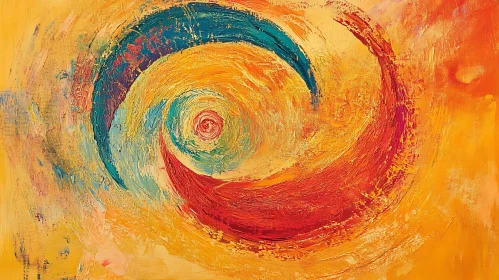 Colorful Vortex Painting