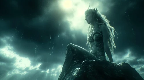 Enchanting Mermaid Artwork | Oceanic Beauty