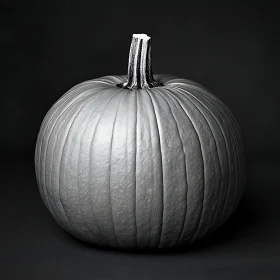 Monochrome Pumpkin Art