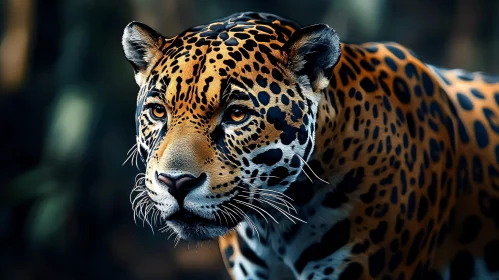 Close-up of a Jaguar's Prowl