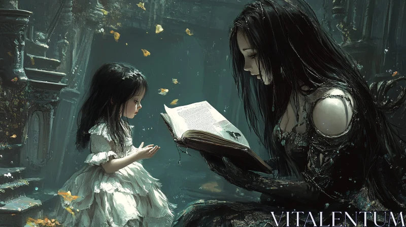 AI ART Magical Reading Time