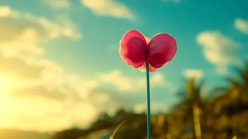 Floral Beauty Under Azure Skies