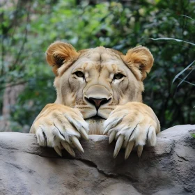 Regal Lioness Gaze