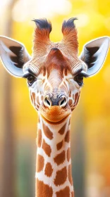 Giraffe Close-Up Image