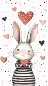 Cute Rabbit Art