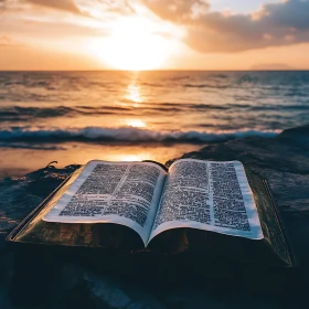 Open Book on the Beach