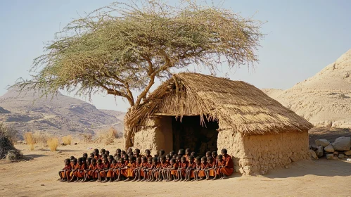 Children in African Village