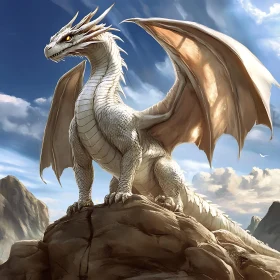 Dragon on a Rock